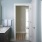 Cozy Bathroom with natural lighting from frosted window