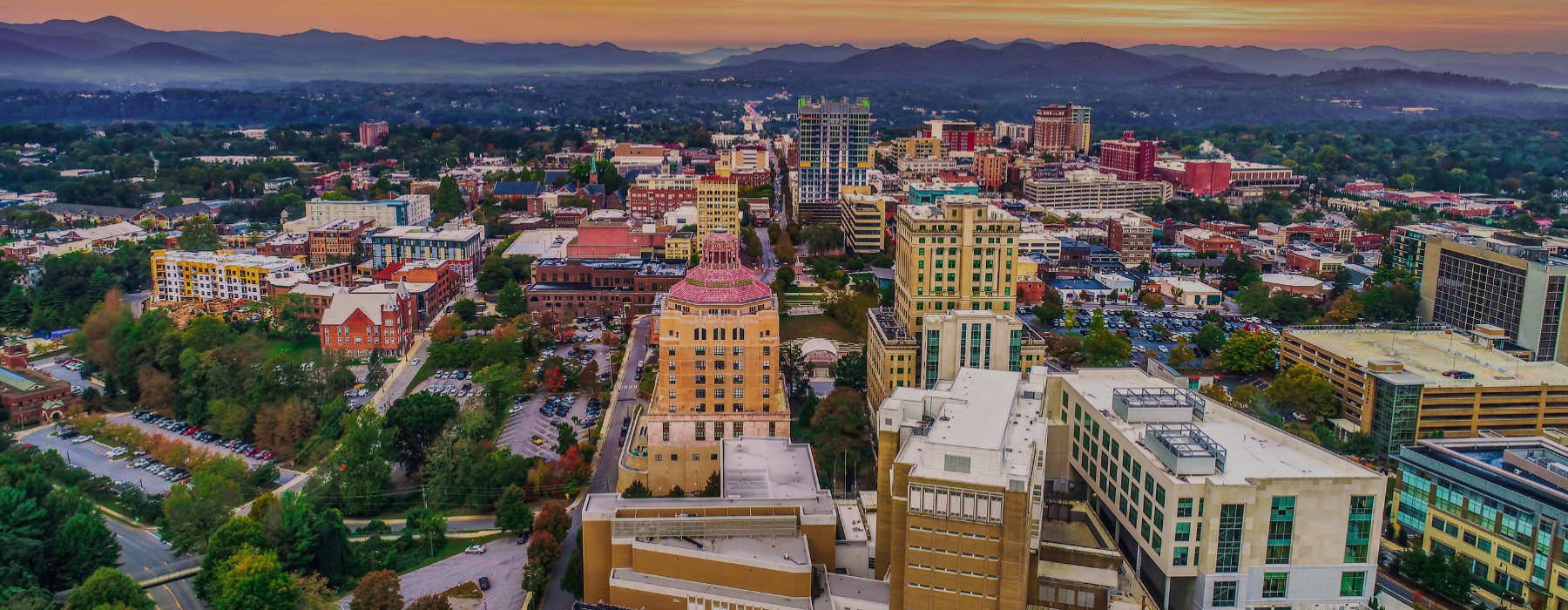 aerial of local community