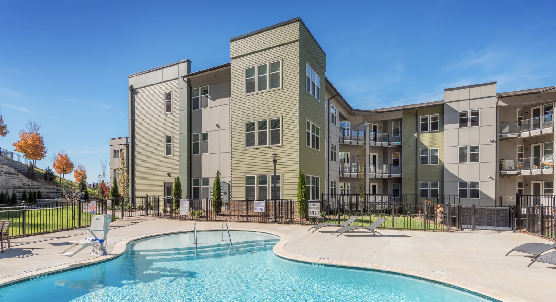 Resort-style Pool at Beaucatcher Flats